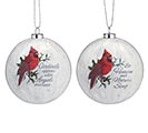 CARDINAL ASSORTED ORNAMENTS IN GIFT BOX