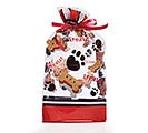 DOG TREAT AND PAWS CELLO BAG 7&quot;H X 3&quot;W