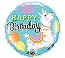 18&quot;PKG BIRTHDAY LLAMA