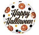 9&quot;INFLATED HALLOWEEN SPARKLY DOTS MINI