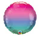 18&quot; JEWEL OMBRE ROUND BALLOON