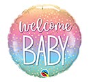 18&quot; PKG WELCOME BABY FOIL BALLOON