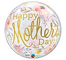 22&quot;PKG HMD WATERCOLOR FLORAL BUBBLE