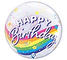 Related Product Image for 22&quot; PKG BIRTHDAY RAINBOW UNICORN BUBBLE 