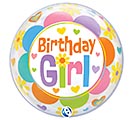 Customers also bought 22&quot; PKG BIRTHDAY GIRL FLOWERS BUBBLE product image 