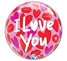 Customers also bought 22&quot; PKG I LOVE YOU KISSES BUBBLE BALLOON product image 