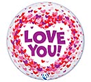 Customers also bought 22&quot; PKG I LOVE YOU CONFETTI BUBBLE product image 