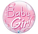 Related Product Image for 22&quot; PKG BABY GIRL PINK BUBBLE BALLOON 