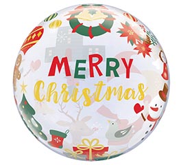 22&quot; PKG EVERYTHING CHRISTMAS BUBBLE
