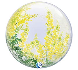 24" PKG DEC KYOKO MIMOSA BUBBLE BALLOON