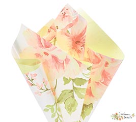 custom papel celofan sheets floral candy