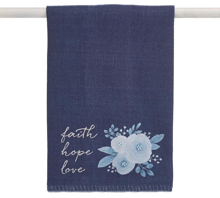 Burton + Burton Faith, Hope, Love Tea Towel (1 Set of 6)