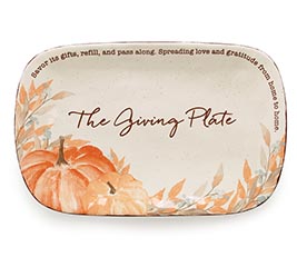 THE GIVING MESSAGE PLATTER