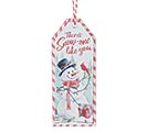 SNOW-ONE LIKE YOU WOOD TAG ORNAMENT