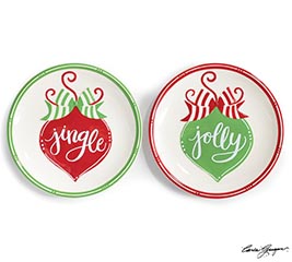 JINGLE BELL JOY ORNAMENT DESIGN PLATE