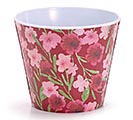 4&quot; FLOWERS EVER AFTER MELAMINE POT COVER