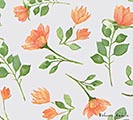 CELLO SHEET COTTAGE BLISS PEACH FLORAL