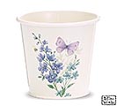 4&quot; WILDFLOWER AND BUTTERFLY POT COVER