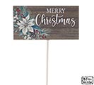 MERRY CHRISTMAS WOODEN PICK