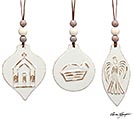 ASSORTED SHAPE RELIGIOUS ORNAMENTS