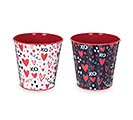 Related Product Image for 4&quot; CUPID KISSES POT COVERS 