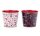 Related Product Image for 6&quot; CUPID KISSES POT COVERS 