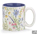 MUG WITH MULTIPLE FLORAL STEMS AROUND