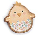 EASTER CHICK MANGO WOOD TRAY