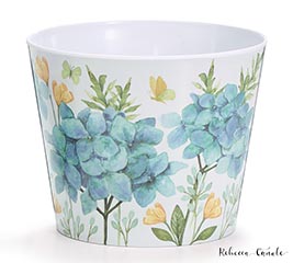 Evergreen Metallic Pot Cover – The Florist Supply Shop