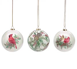 CHRISTMAS CARDINAL ORNAMENT IN GIFT BOX