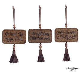 ASTD MANGO WOOD RELIGIOUS ORNAMENTS
