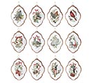 12 DAYS OF CHRISTMAS ASSORTED ORNAMENTS