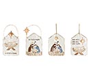 DIVINE NIGHT HOLY FAMILY ORNAMENT