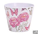 Related Product Image for 4&quot; BLOOM  FLUTTER MELAMINE POT COVER 