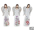 Related Product Image for RESIN FLORAL/BUTTERFLY ANGEL FIGURINE 