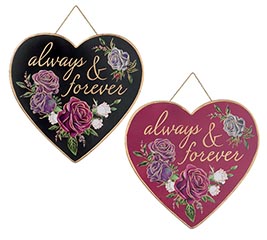 ALWAYS  FOREVER WOODEN WALL HANGING