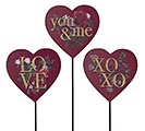 Related Product Image for ASTD BURGUNDY HEART VALENTINE PICKS 