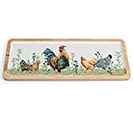 Related Product Image for SPRING CHICKENS MANGO WOOD TRAY 