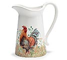 Related Product Image for ROOSTER STANDING IN WILDFLOWER PITCHER 