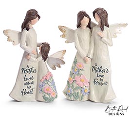 MOTHER MESSAGE ANGEL FIGURINE