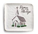 Related Product Image for REJOICE IN THE LORD ALWAYS CHURCH PLATE 