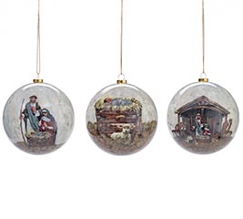 DIVINE IMPRESSIONS NATIVITY 4&quot; ORNAMENT