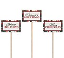 Related Product Image for CHRISTMAS PLAID PICKS WITH ASTD MESSAGES 