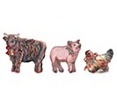 Related Product Image for FESTIVE FARM ANIMAL SHELF SITTERS 