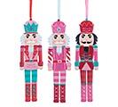 Related Product Image for PINK/RED TIN NUTCRACKER ORNAMENTS 