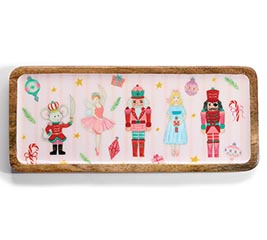 NUTCRACKER BALLET MANGO WOOD TRAY