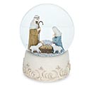 Related Product Image for JOYFUL MELODY HOLY FAMILY SNOW GLOBE 