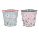 Related Product Image for 6&quot; BLUSHING MEADOW POT COVERS 