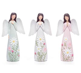 ASSORTED BLUSHING MEADOW ANGEL FIGURINE
