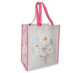 DAISY FLORAL BOUQUET TOTE